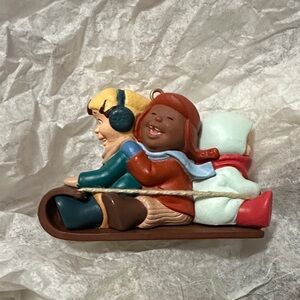 Vintage Hallmark Keepsake Ornament, "Winter Fun," from 1988